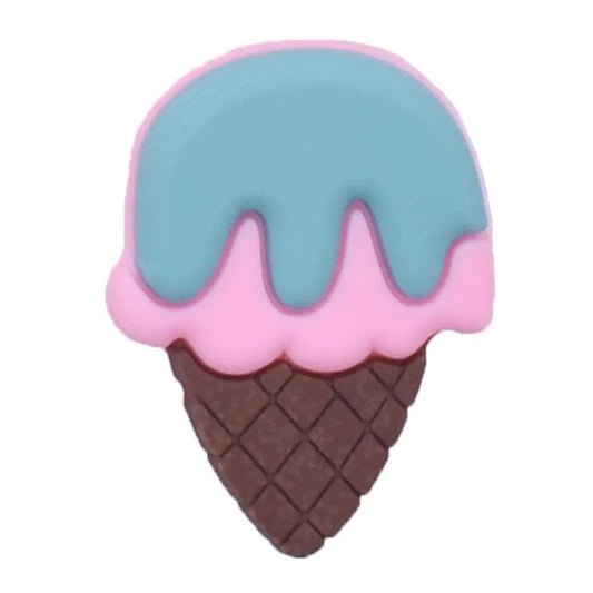 Bubble Gum Ice Cream Shoe Charm