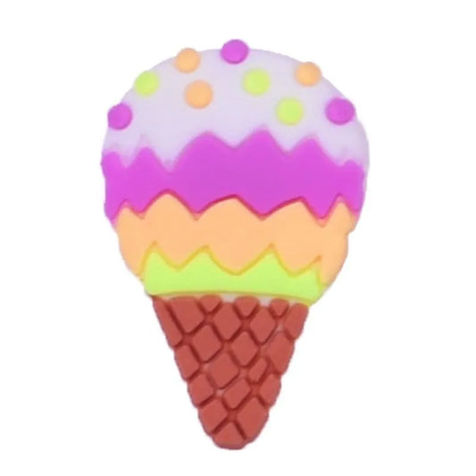 Ice Cream Flavours With Sprinkles Shoe Charm