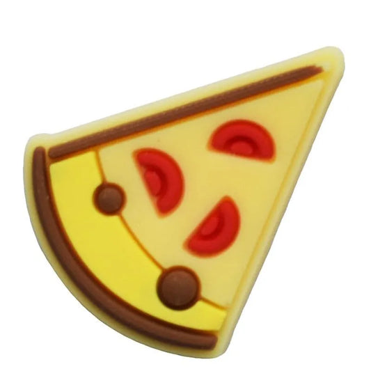 Cheese Pizza Slice Shoe Charm