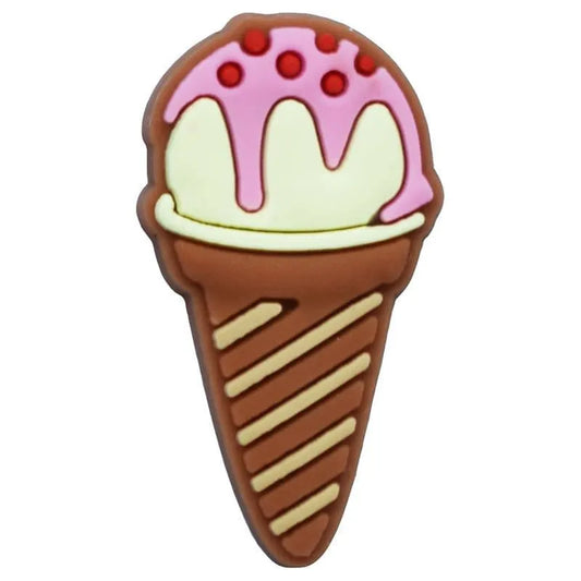 Stawberry Topping Cone Shoe Charm