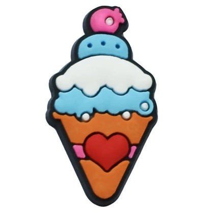 Sprinkle Scoops Cone Shoe Charm