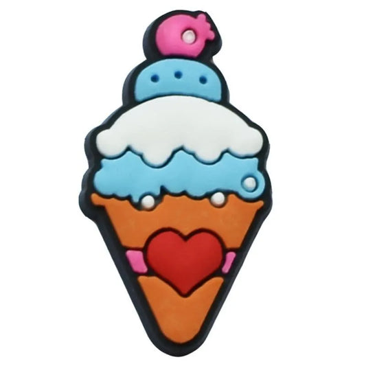 Sprinkle Scoops Cone Shoe Charm