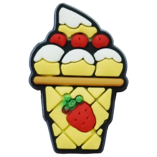Strawbery Cup Shoe Charm