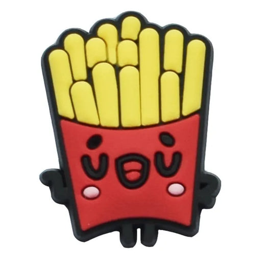 French Fries Carton Shoe Charm