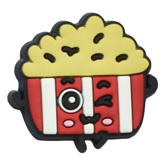 Popcorn Wink Shoe Charm