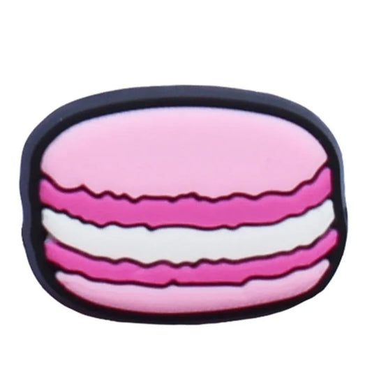 Pink Macaroon Shoe Charm
