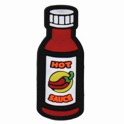 Hot Sauce Shoe Charm
