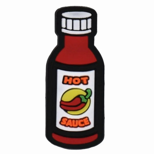 Hot Sauce Shoe Charm