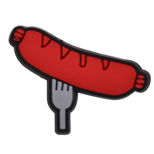 Bratwurst Sausage Shoe Charm