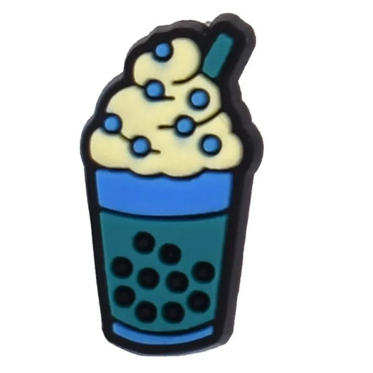 Crème Bubble Tea Shoe Charm