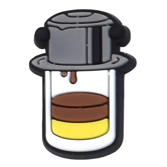 Coffee Drip Shoe Charm