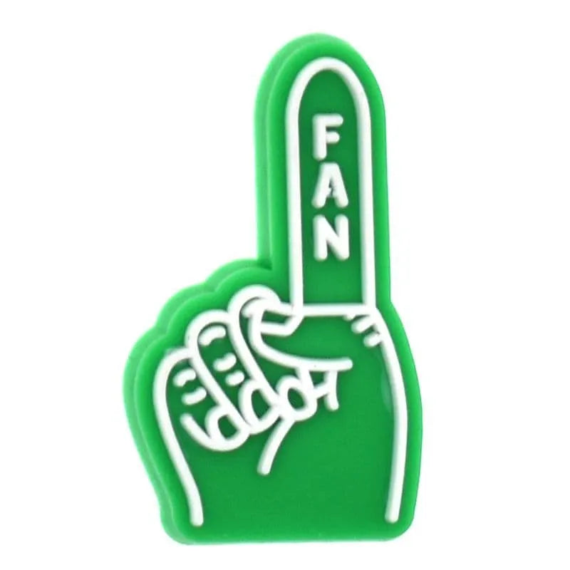 Number 1 Fan Glove Football Shoe Charm