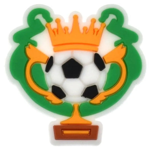 Crown Trophy Football Shoe Charm