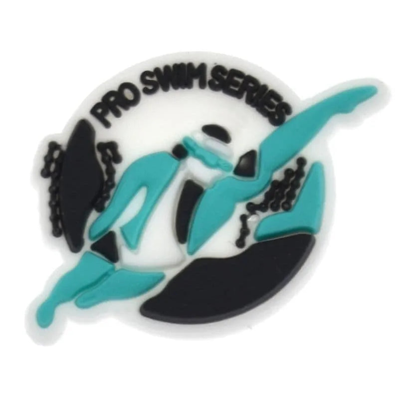 Pro Swim Series Logo Swimming Shoe Charm