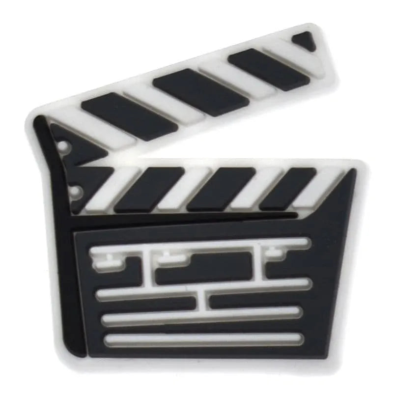 Clapboard Start A Scene Make A Movie & At The Cinema Shoe Charm