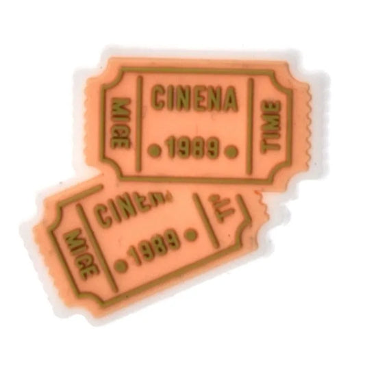 Cinema Entrance Ticket At The Cinema Shoe Charm