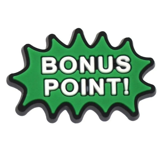 Bonus Point Sign Symbol Logo Gaming Shoe Charm