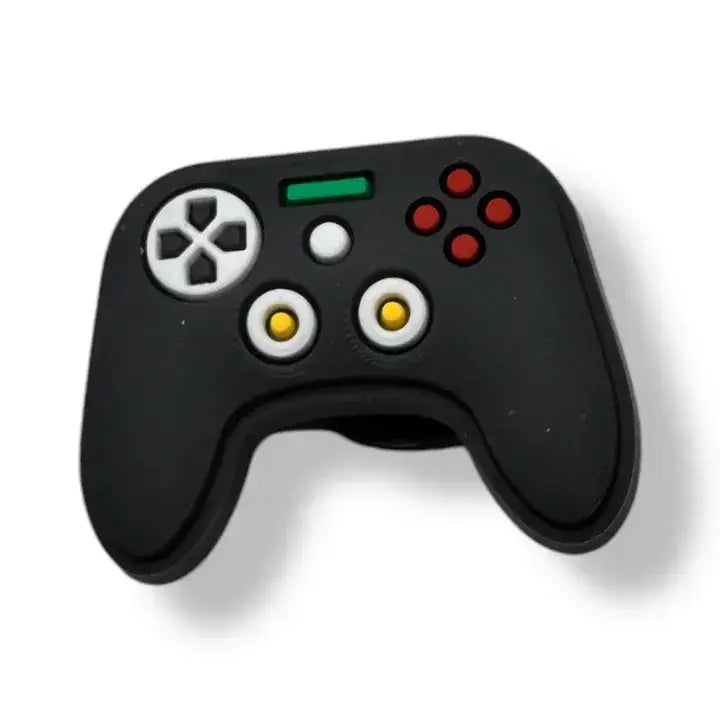 Games Controller Black Gaming Shoe Charm