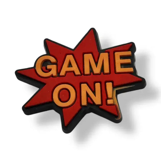 Game On Sign Gaming Shoe Charm