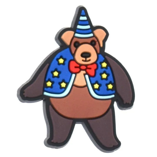 Clown Bear At The Circus Shoe Charm