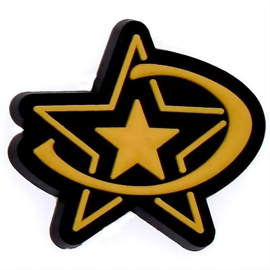 C Swirl Stars At The Circus Shoe Charm