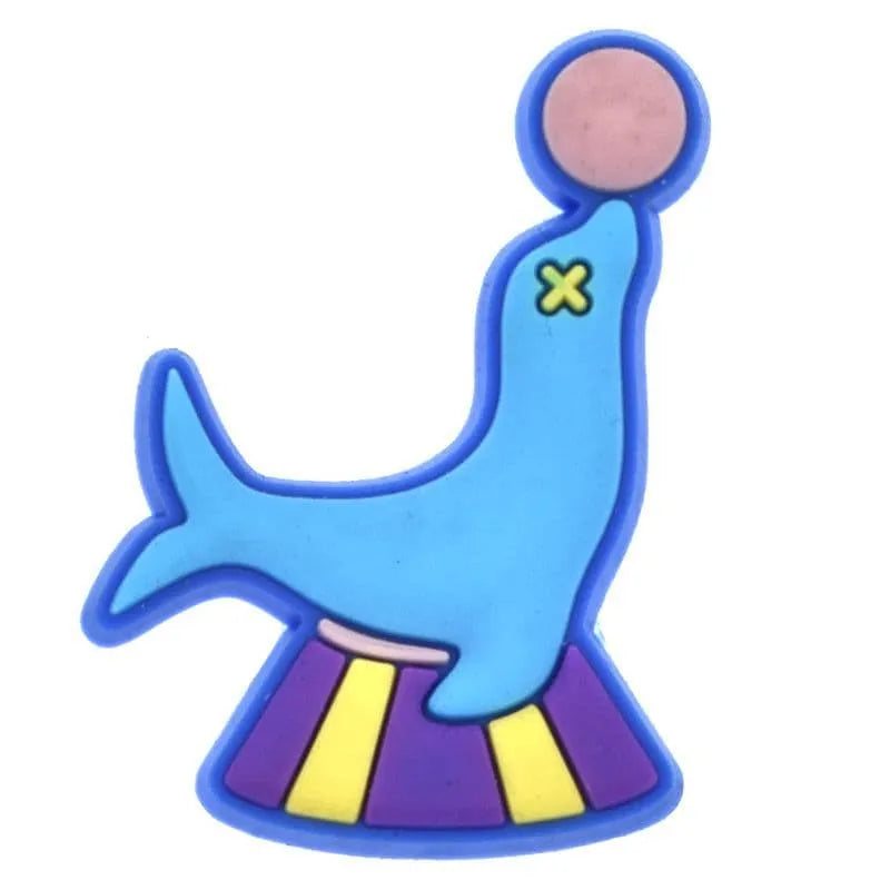 Seal On A Pedestal At The Circus Shoe Charm