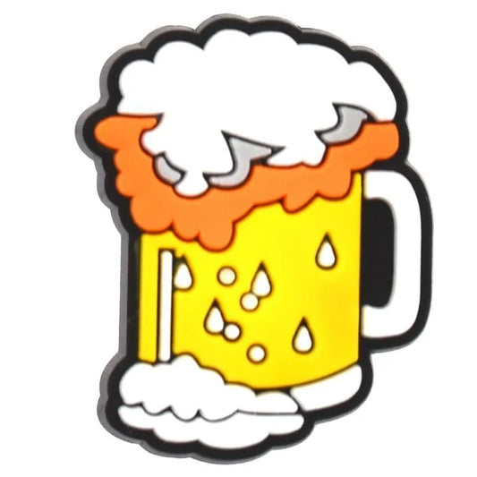 Overflowing Jug Of Beer Shoe Charm
