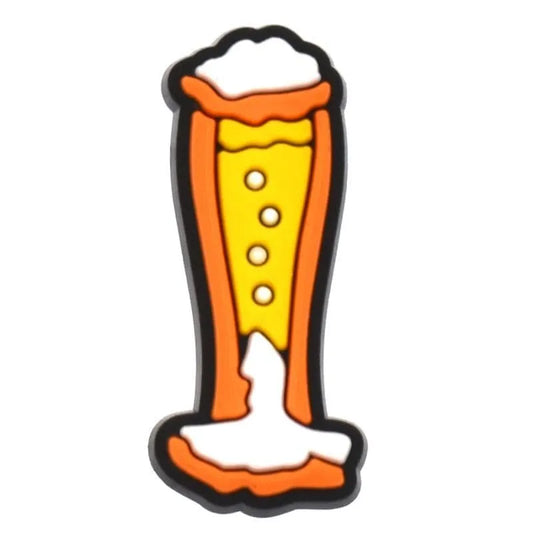 Pilsner Glass Full Of Lager Beer Shoe Charm