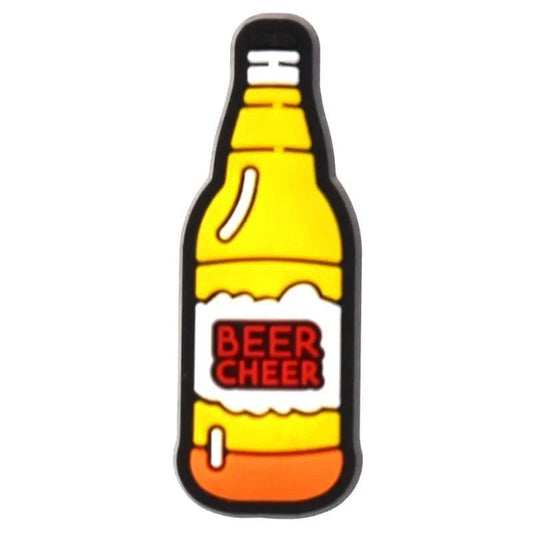Beer Cheer Bottle Shoe Charm