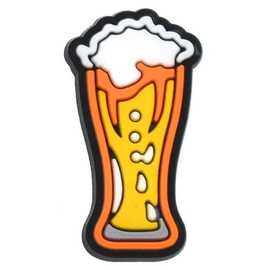 Shaped Pilsner Glass Full Of Lager Beer Shoe Charm