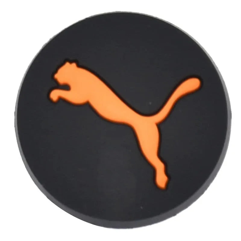 Slazenger Panther Orange Badge Shoe Charm
