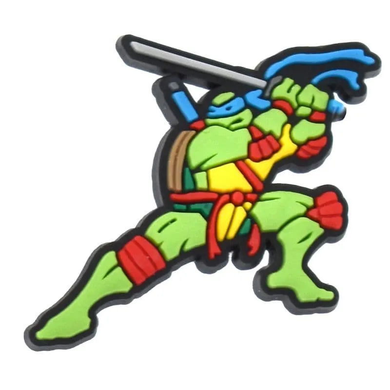 Leonardo With Kantana Teenage Mutant Ninja Turtles Shoe Charm
