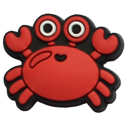Red Crab Shoe Charm