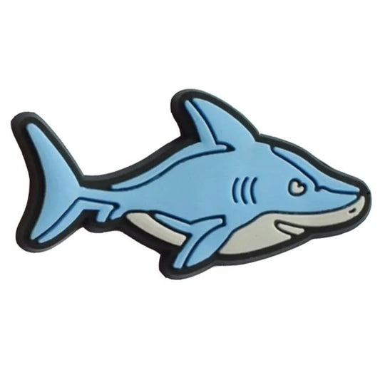 Blue Shark Shoe Charm