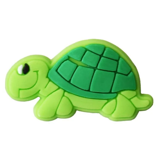 Green Turtle Shoe Charm