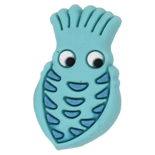 Blue Cuttlefish Shoe Charm