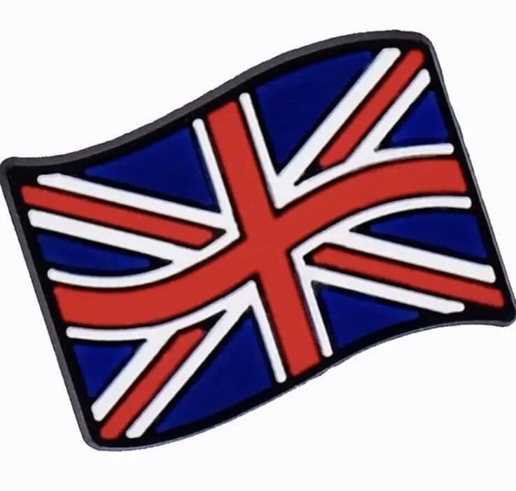 Union Jack Flag Shoe Charm
