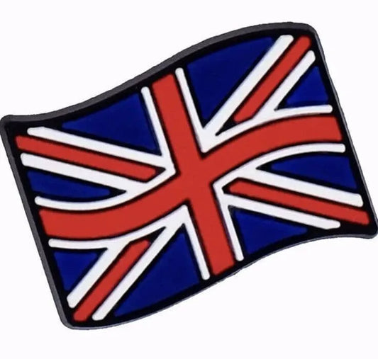 Union Jack Flag Shoe Charm