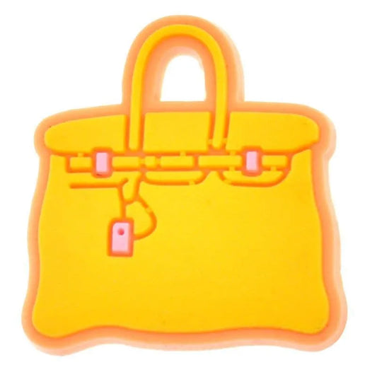 Orange Fashion Hand Bag Shoe Charm
