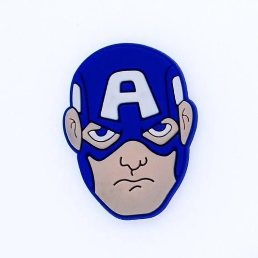 Captain America Face Shoe Charm