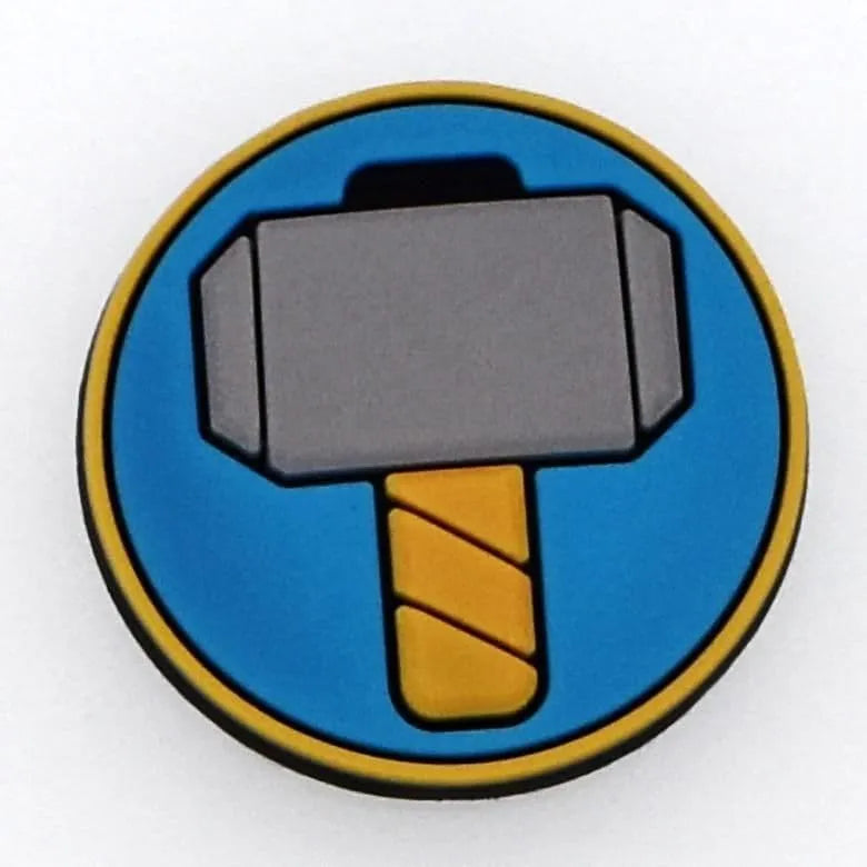 Thor'S Shield Hammer Badge Logo Shoe Charm