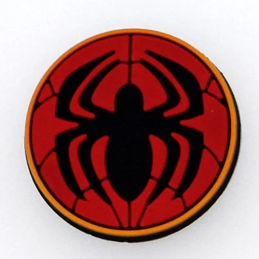 Spiderman Shield Badge Logo Shoe Charm