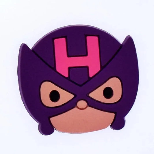 Half Mask H Face Shoe Charm