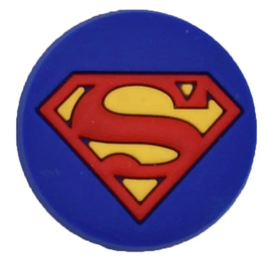 Superman Shirt Shield Badge Logo Shoe Charm