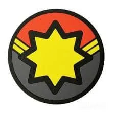 Marvel Star Shield Badge Logo Shoe Charm