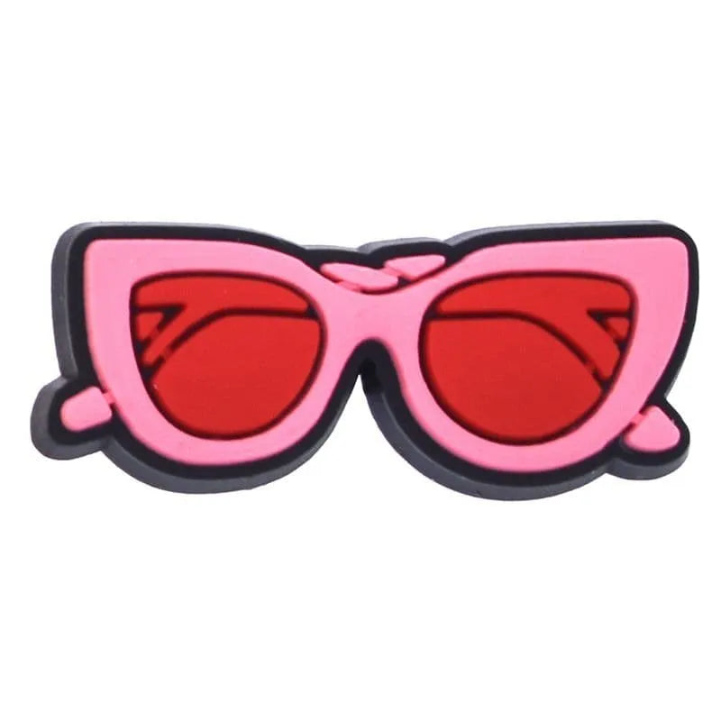 Pink Sunglasses Shoe Charm
