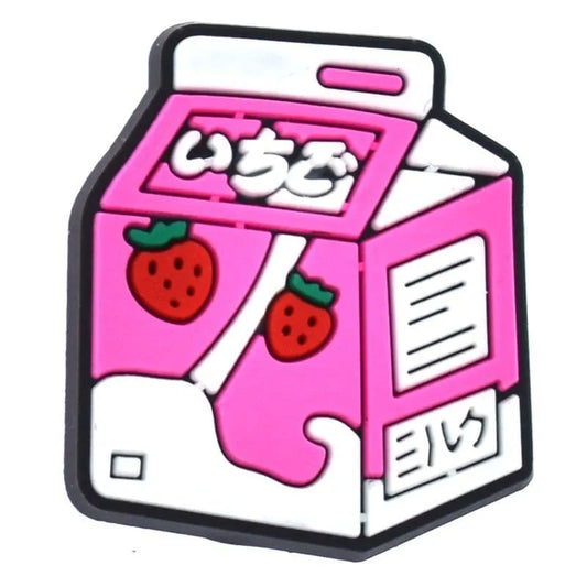 Strawberry Milk Shoe Charm