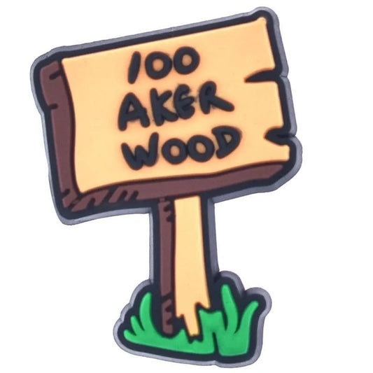 100 Acre Wood Signpost Winnie-The-Pooh Shoe Charm
