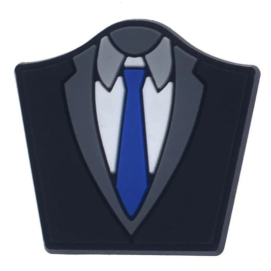 Suited Up For Dinner Shoe Charm