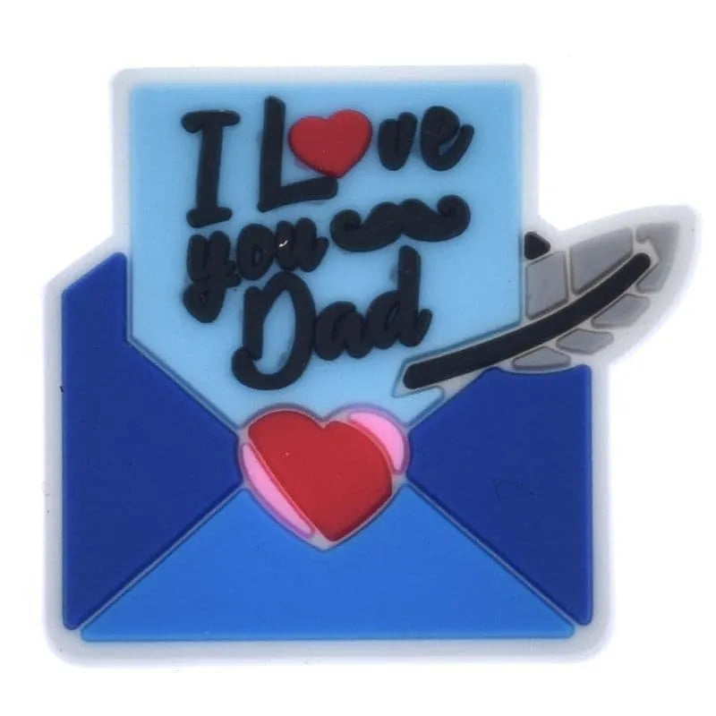 Greeting Card I Love You Shoe Charm
